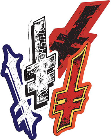 DEATHWISH SATURATE 12CT STICKER PACK