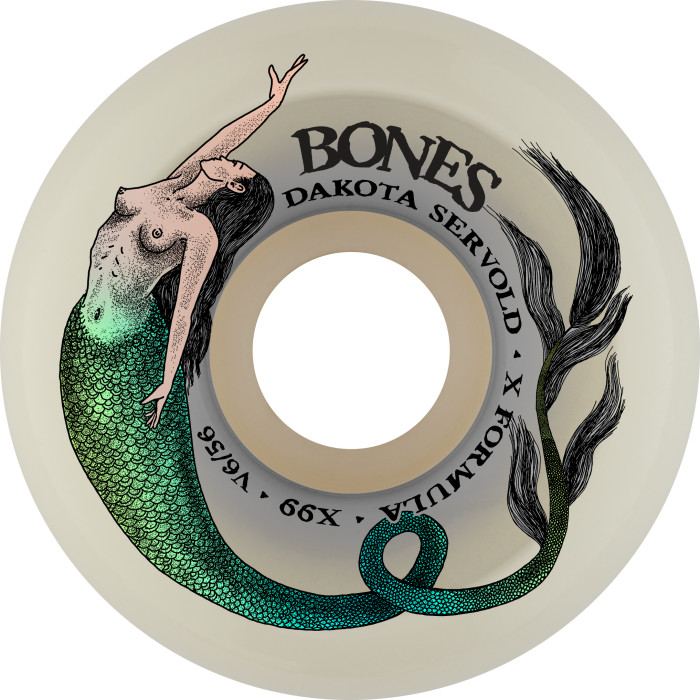 BONES X-FORMULA SERVOLD MERMAID V6 56MM 99A (Set of 4)
