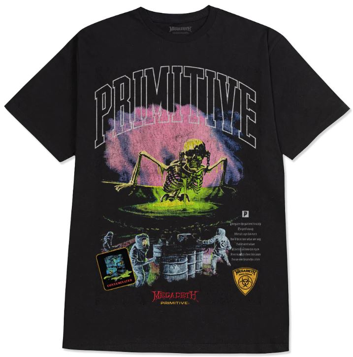 PRIMITIVE X MEGADETH BIRTH BLACK SS L