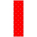 GRIZZLY 9" POLKA DOT OG BEAR RED PERFORATED SHEET