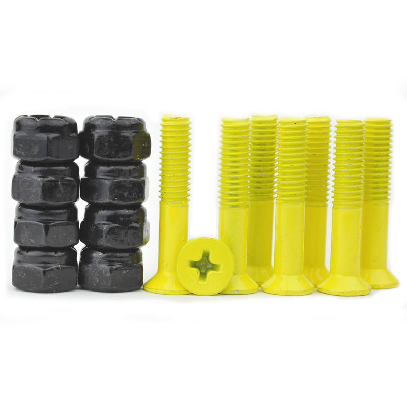 BULK 1" HARDWARE 8-PACK YELLOW