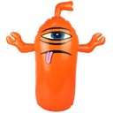 TOY MACHINE SECT BLOW UP DOLL ORANGE