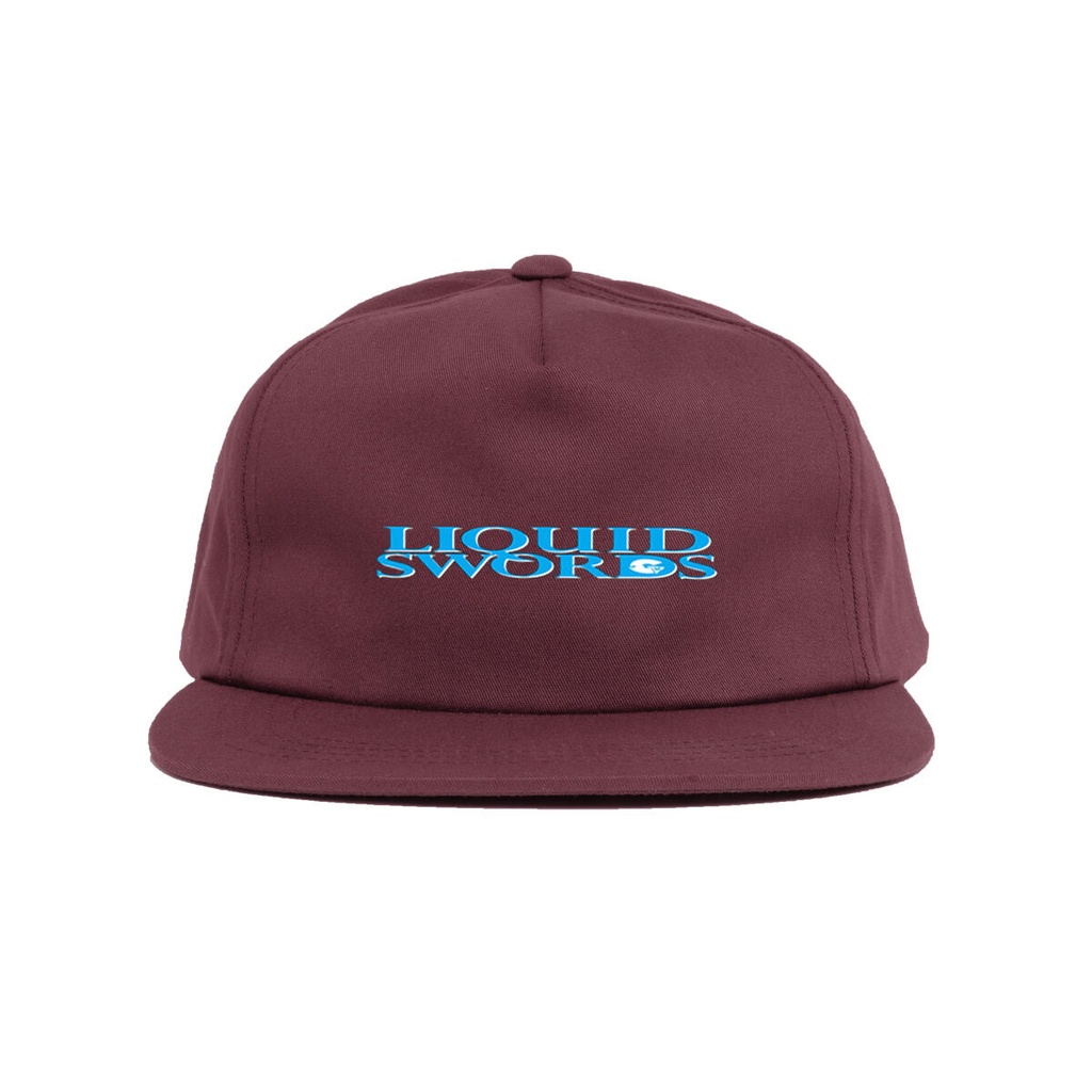 CHOCOLATE LIQUID SWORDS 5 PANEL HAT WINE