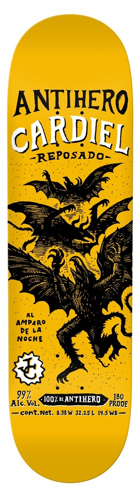 ANTI-HERO CARDIEL CARNALES DECK 8.38