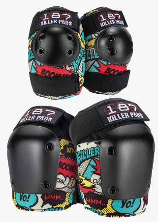 187 KILLER PADS COMBO PACK COMIC KNEE/ELBOW S/M