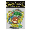 ANTI-HERO GRIMPLE STICKS ASPHALT ANIMALS HOLOGALACTIC 12CT STICKER PACK