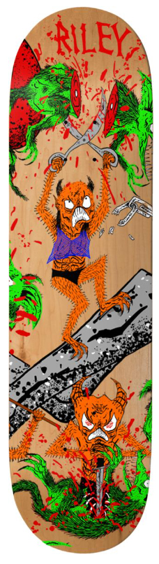 BAKER RILEY HAWK TOXIC RATS DECK 8.12