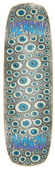 HEROIN TEAM SEEING DOUBLE SHOVEL SYMMETRICAL SHAPED DECK 9.50