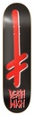 DEATHWISH TEAM GANG LOGO BLACK/RED DECK 8.25