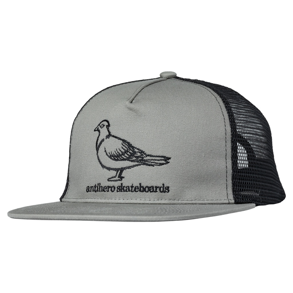 ANTI-HERO BASIC PIGEON SNAPBACK HAT SILVER/BLACK