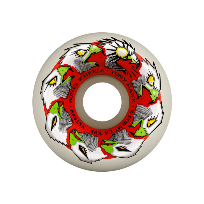 BONES X-FORMULA HAWK ANIMATION V5 SIDECUT 60MM 99A (Set of 4)