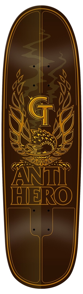 ANTI-HERO GRANT BANDIT SHAPED DECK 9.30