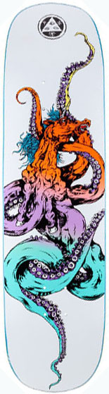 WELCOME TEAM SEAHORSE 2 ON AMULET SHAPED DECK 8.12 X 31.75