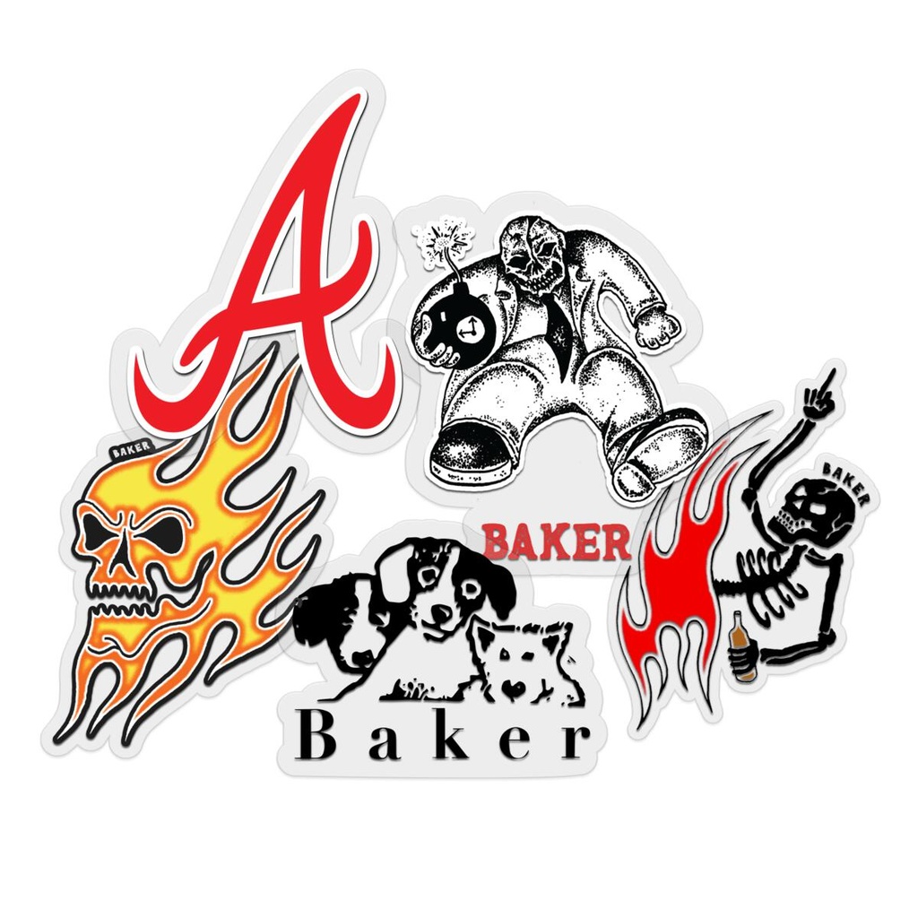 BAKER TIME BOMB 10CT STICKER PACK