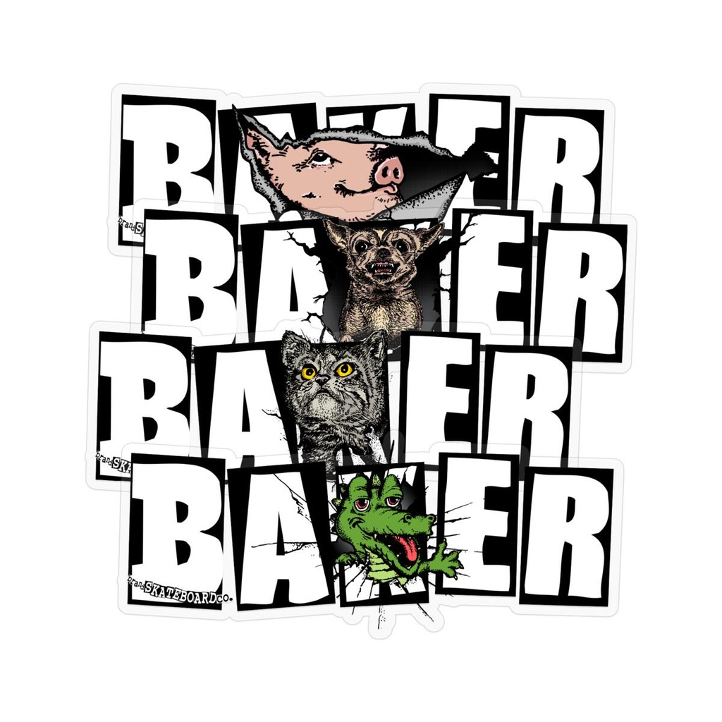 BAKER EMERGERS 12CT STICKER PACK