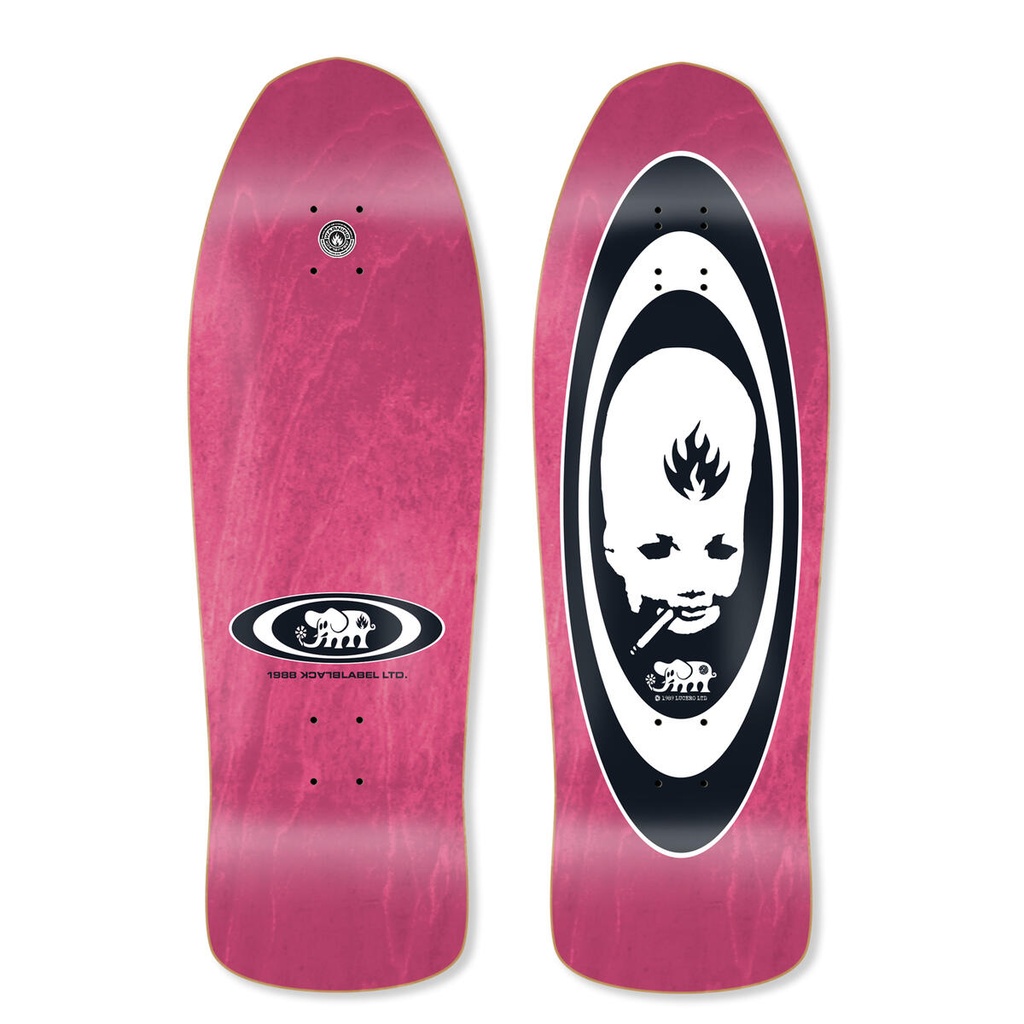 BLACK LABEL TEAM THUMBHEAD OVAL CUSTOM 12XU SHAPED DECK 10.0