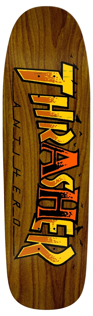 ANTI-HERO TEAM THRASHER COLLAB SHAPED DECK 9.56