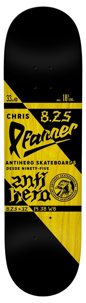 ANTI-HERO PFANNER REFRESCOS DECK 8.25