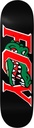 DEATHWISH FOY GATOR BLACK/RED TWIN TAIL DECK 8.25