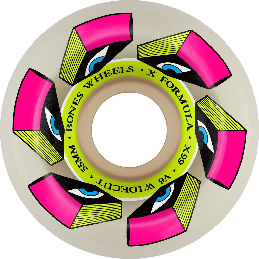 BONES X-FORMULA LOOK BOOK V6 WIDE-CUT 55MM 99A (Set of 4)