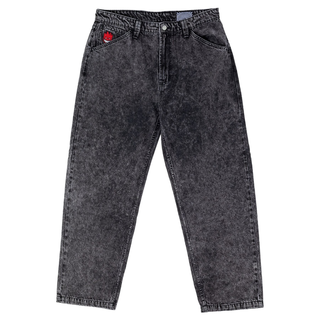 spit fire big head デニム　XL SPITFIRE BIGHEAD FILL BLACK STONE WASH DENIM PANT XL | AWH Sales