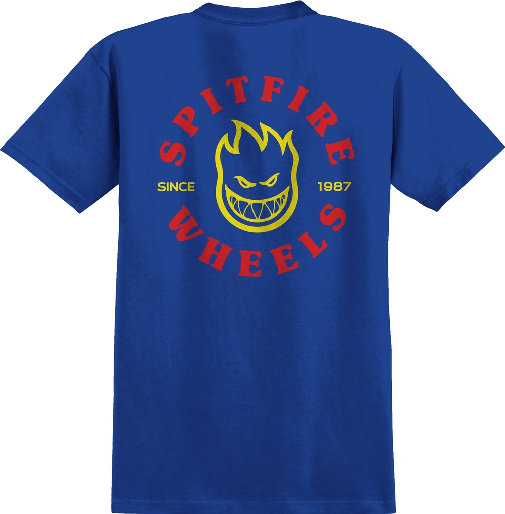 SPITFIRE BIGHEAD CLASSIC ROYAL/RED/YELLOW SS L