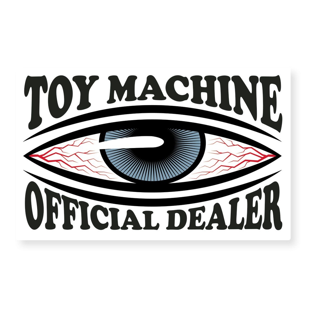 TOY MACHINE OFFICIAL DEALER STICKER | AWH Sales