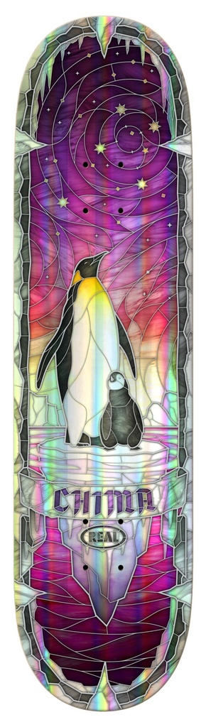 REAL CHIMA HOLO RAINBOW CATHEDRAL DECK 8.25
