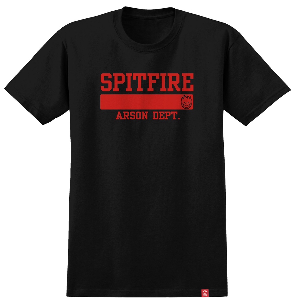 SPITFIRE ARSON DEPT BLACK/RED SS M