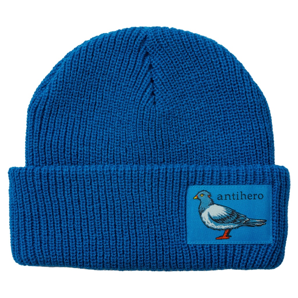 ANTI-HERO LIL PIGEON LABEL CUFF BEANIE BLUE