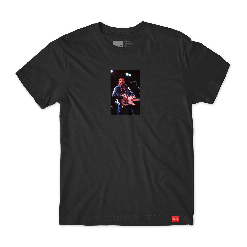 CHOCOLATE WAYLON JENNINGS LIVE BLACK SS M