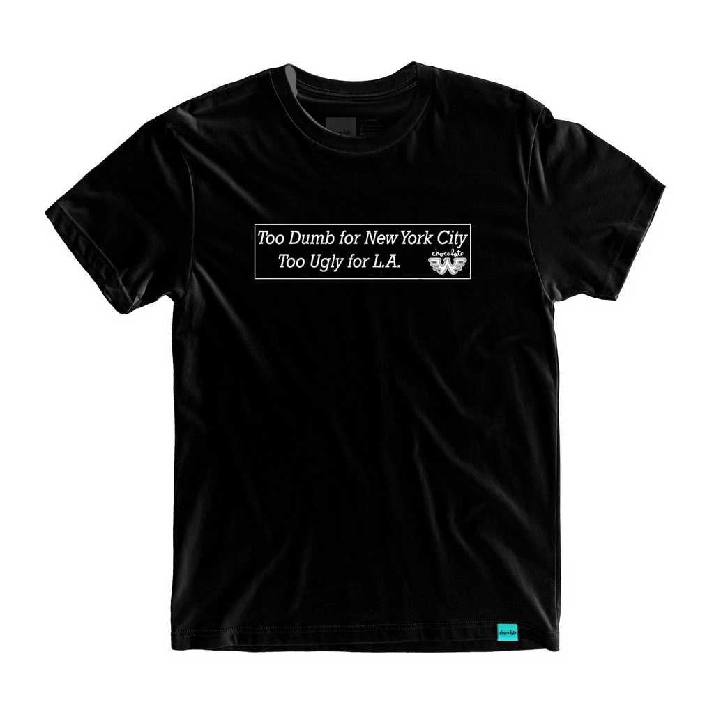 CHOCOLATE WAYLON JENNINGS TOO DUMB BLACK SS XL