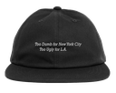 CHOCOLATE WAYLON JENNINGS TOO DUMB 6 PANEL HAT BLACK