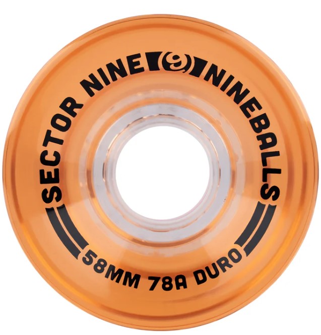 SECTOR 9 NINEBALLS CANTALOUPE 58MM 78A WHEELS