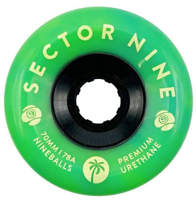 SECTOR 9 NINEBALLS GREEN GOBLIN 70MM 78A WHEELS
