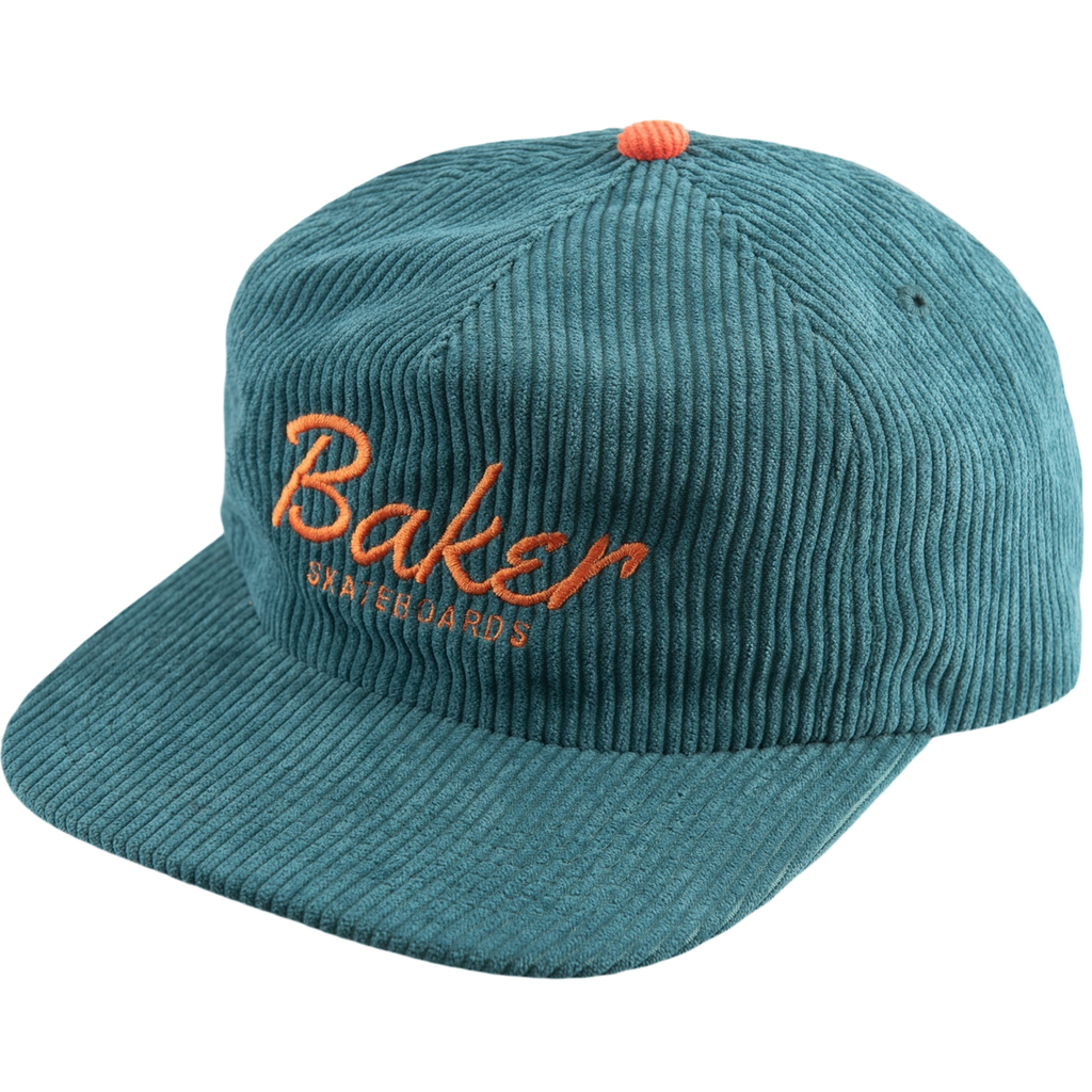 BAKER DOLPHIN SNAPBACK HAT GREEN CORD