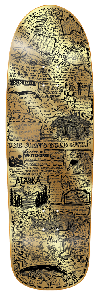 HEROIN CRAIG QUESTIONS GOLD RUSH GOLD FOIL SHAPED DECK 10.0