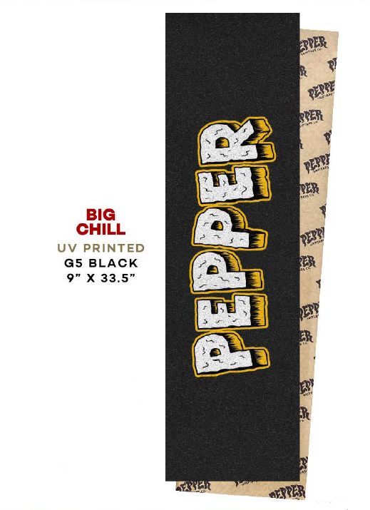 PEPPER G5 BIG CHILL GRAPHIC GRIPTAPE SHEET 9.00 X 33.50