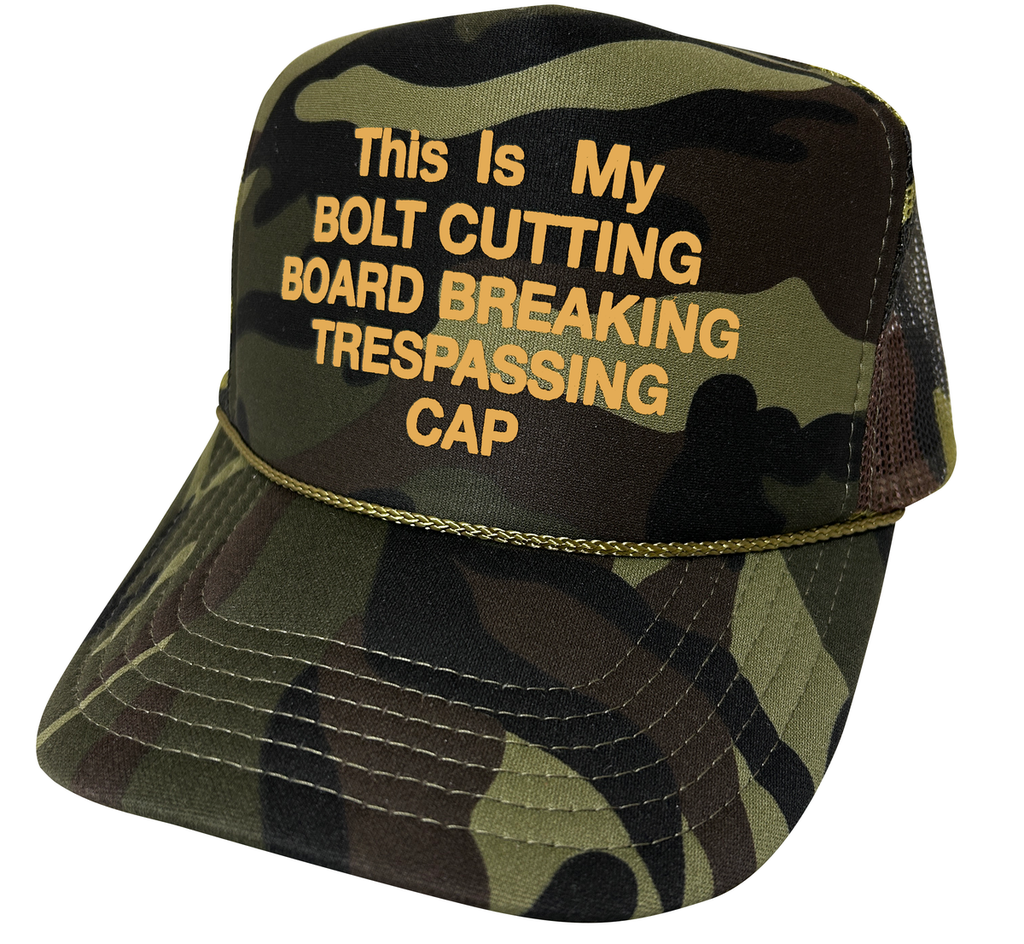 DEATHWISH TRESPASSING TRUCKER HAT CAMO