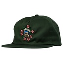 KROOKED SWEATPANTS REDUX SNAPBACK HAT OLIVE