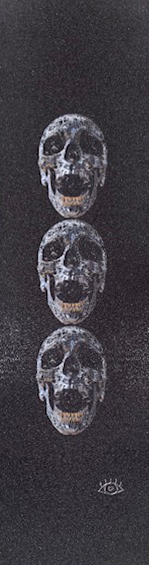 PVBLIC DOMAIN RENDER BLACK PERFORATED GRIP TAPE SHEET 9.00 X 33.00