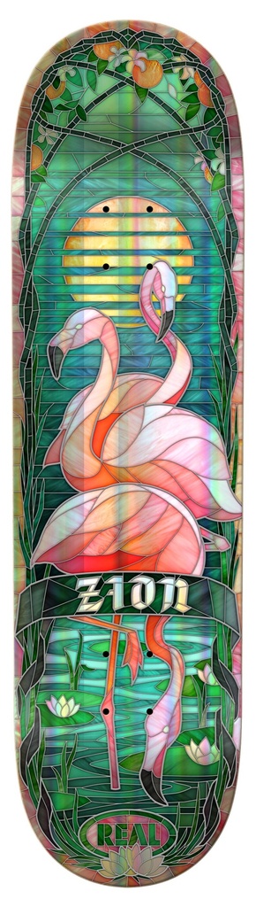 REAL ZION HOLOGRAPHIC CATHEDRAL EASYRIDER DECK 8.38