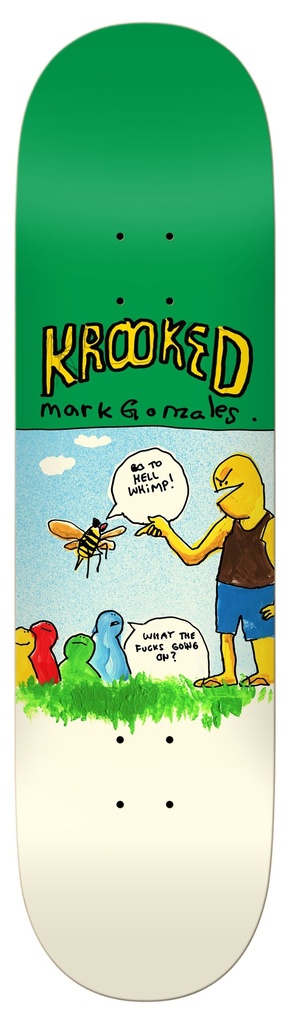 KROOKED GONZ WHIMP DECK 8.75