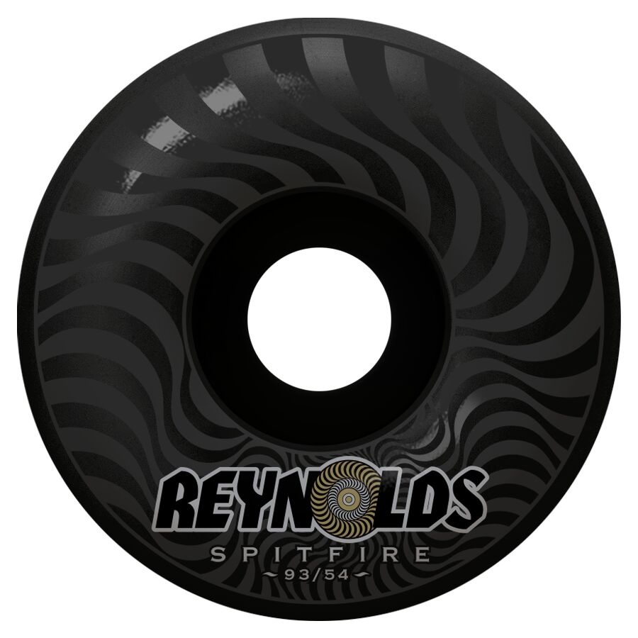 SPITFIRE FORMULA FOUR REYNOLDS CLASSIC BLACK 54MM 93D (Set of 4)