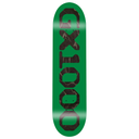 GX1000 TEAM OG LOGO GREEN W/BLACK VENEER DECK 8.12
