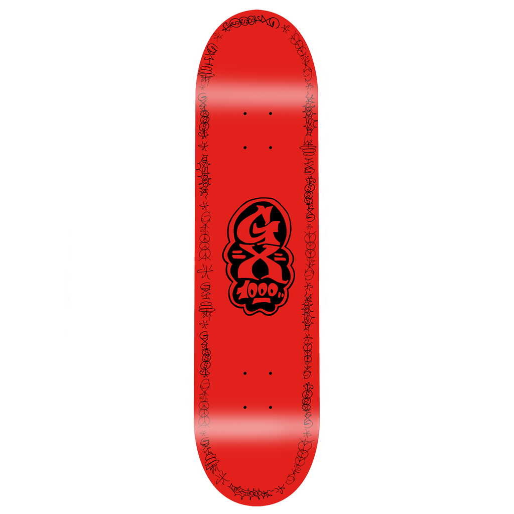 GX1000 TEAM SKETCH RED DECK 8.25