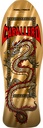 POWELL CABALLERO CHINESE DRAGON GOLD FOIL SHAPED DECK 10.0 X 30.0