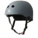 TRIPLE 8 HELMET CERTIFIED SWEATSAVER CARBON MATTE L/XL
