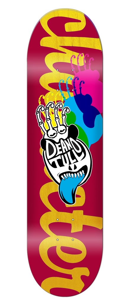 CHARACTER DEANO TULL FOIL MAROON DECK 8.25