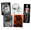 GLASS HOUSE ASSORTED STICKERS 10 PACK